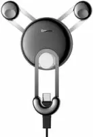 Держатель для смартфона Baseus SUTYY-0S (серебристый)