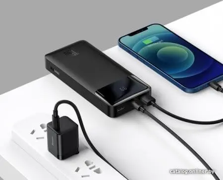 Внешний аккумулятор Baseus Bipow Digital Display PPDML-J01 20000mAh (черный)