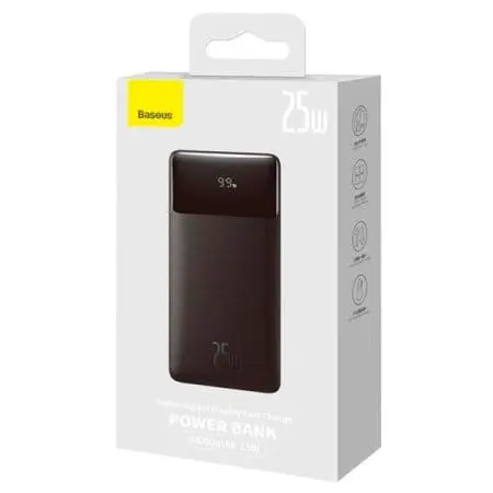 Внешний аккумулятор Baseus Bipow Digital Display Fast charge Power bank 20000mAh (черный)