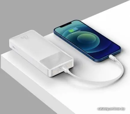Внешний аккумулятор Baseus Bipow Digital Display PPDML-M02 20000mAh (белый)