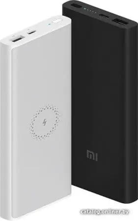 Внешний аккумулятор Xiaomi Mi Power Bank 3 Wireless WPB15ZM 10000mAh (черный)