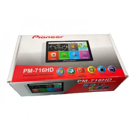 Навигатор Pioneer PM-716HD Magnetic 256MB, 8GB Навигатор Pioneer PM-716HD Magnetic 256MB, 8GB