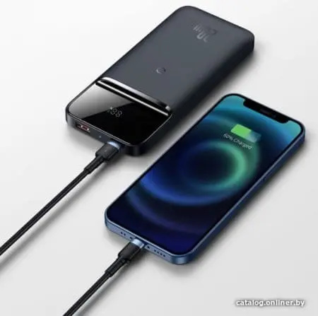 Внешний аккумулятор Baseus Magnetic wireless PPCXW10 10000mAh (черный)