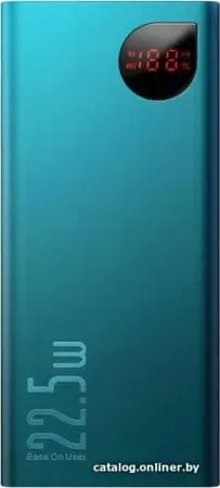 Внешний аккумулятор Baseus Adaman Metal PPIMDA-A06 20000mAh (голубой)