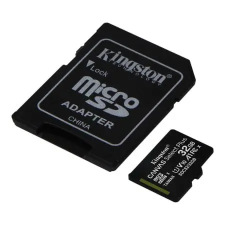 Карта памяти Kingston Canvas Select Plus microSDHC 32GB (с адаптером)
