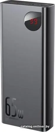 Внешний аккумулятор Baseus Adaman Metal Digital Display PPIMDA-D01 20000mAh (черный)