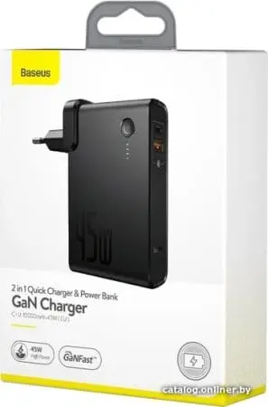 Внешний аккумулятор Baseus GaN PPNLD-C01 10000mAh (черный)