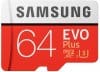 Карта памяти Samsung EVO Plus microSDXC 64GB + адаптер
