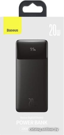 Внешний аккумулятор Baseus Bipow Digital Display PPDML-M01 20000mAh (черный)