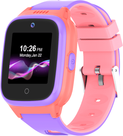 Детские часы Leefine Q27 4G (розовый/фиолетовый)