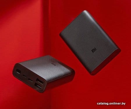 Внешний аккумулятор Xiaomi Mi Power Bank 3 Ultra Compact PB1022Z 10000mAh (черный)