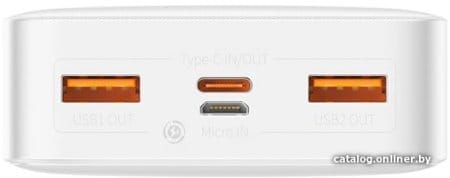Внешний аккумулятор Baseus Bipow Digital Display PPDML-M02 20000mAh (белый)