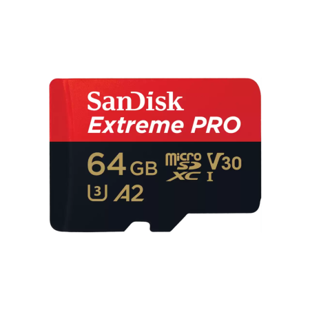 Карта памяти SanDisk Extreme PRO microSDXC 64GB (с адаптером)