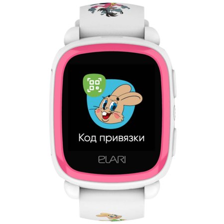 Умные часы Elari KidPhone Ну, погоди! (белый)