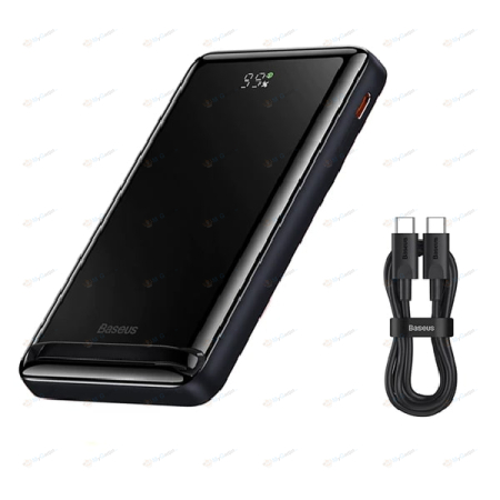 Внешний аккумулятор Baseus Magnetic Bracket Wireless Fast Charge 10000mAh (черный)